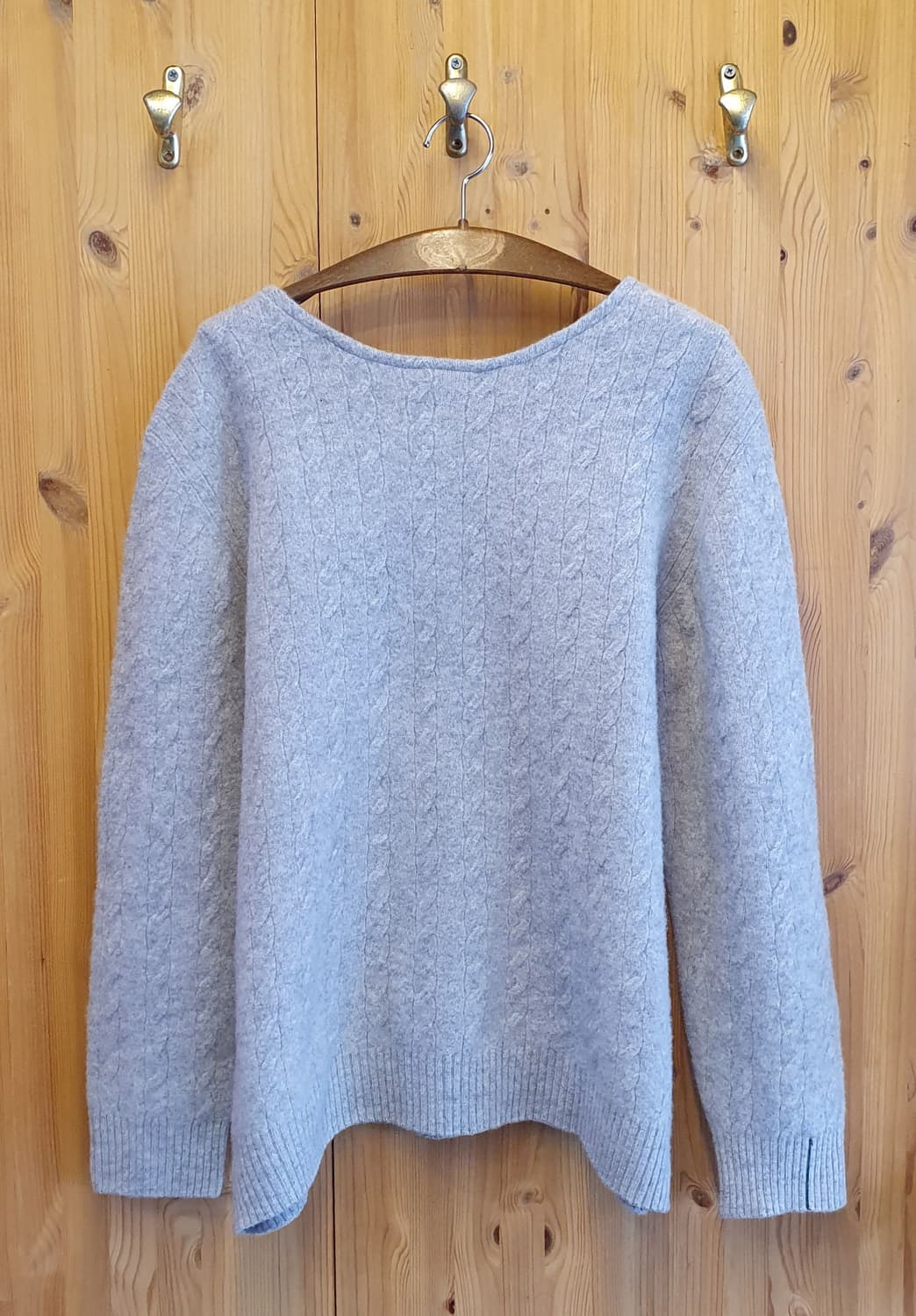 77.라코스테 울 와이드라운드니트 상품이미지2