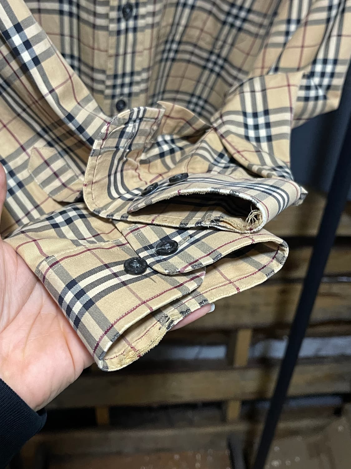 버버리 노바체크 긴팔 셔츠 상품이미지5