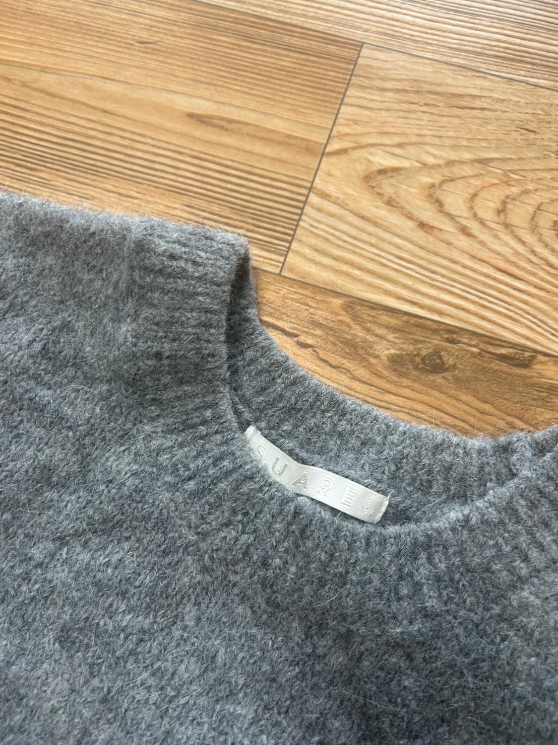 수아레 콜라보 알파카 라운드 니트 L 상품이미지6