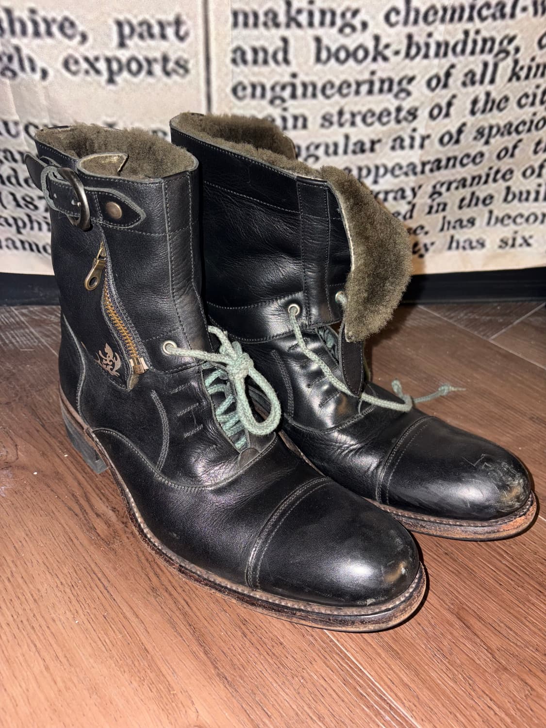 Alfredo bannister high fur boots 상품이미지1