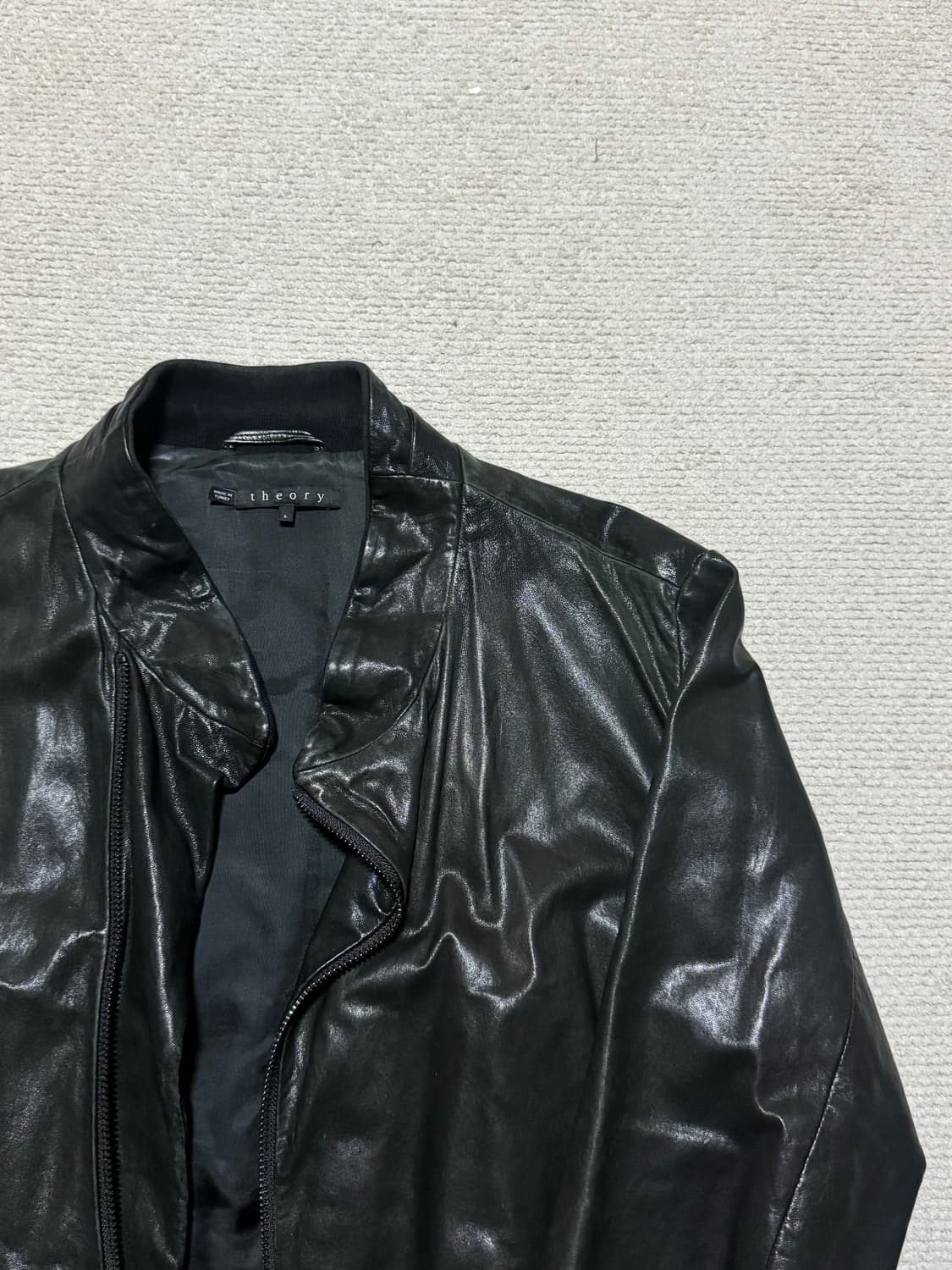 Theory 양가죽 라이더 자켓 L 상품이미지2