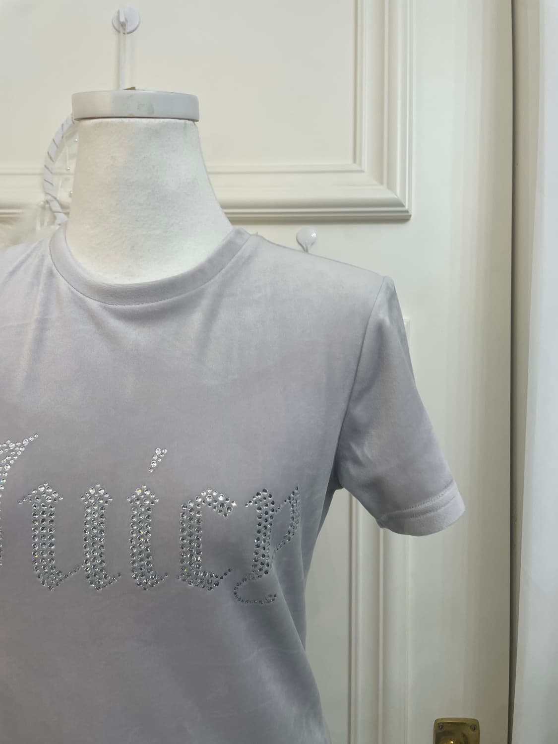 JUICY COUTURE cubic logo velvet top 상품이미지6