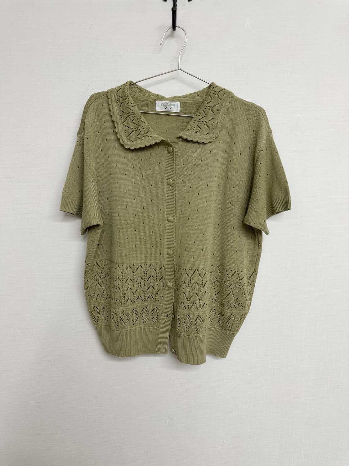 punching  green cardigan 상품이미지3