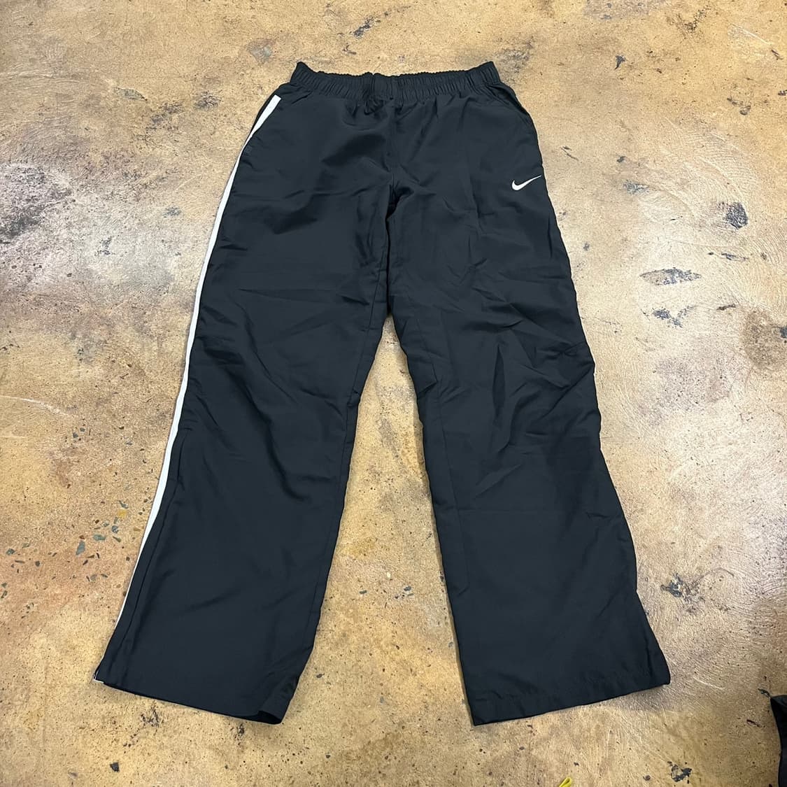 [정품/L] 나이키 블랙 우븐 트랙 팬츠 b18 상품이미지2