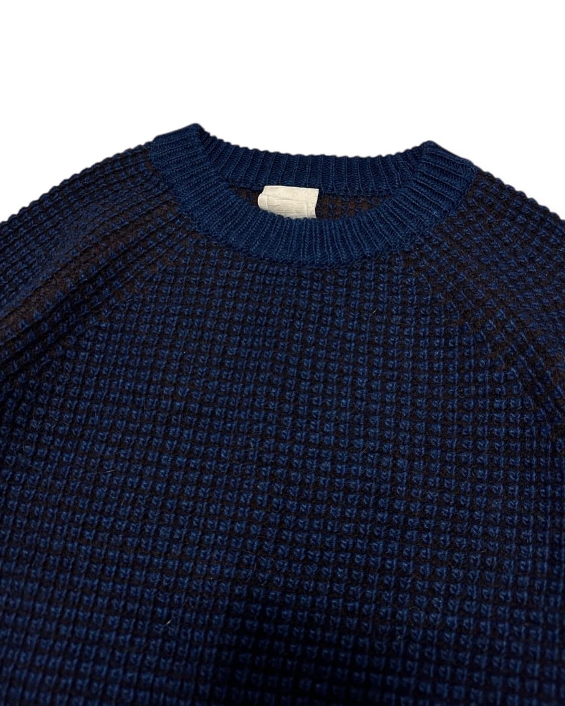 우영미 네이비 와플 니트 상품이미지5