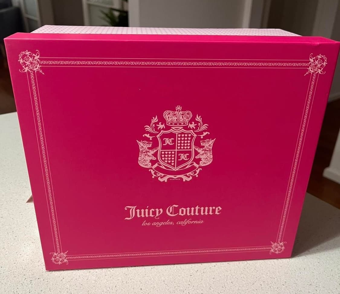 [수능기념할인!] 쥬시꾸뛰르 신상 배럴백 블루 벨벳 상품이미지4