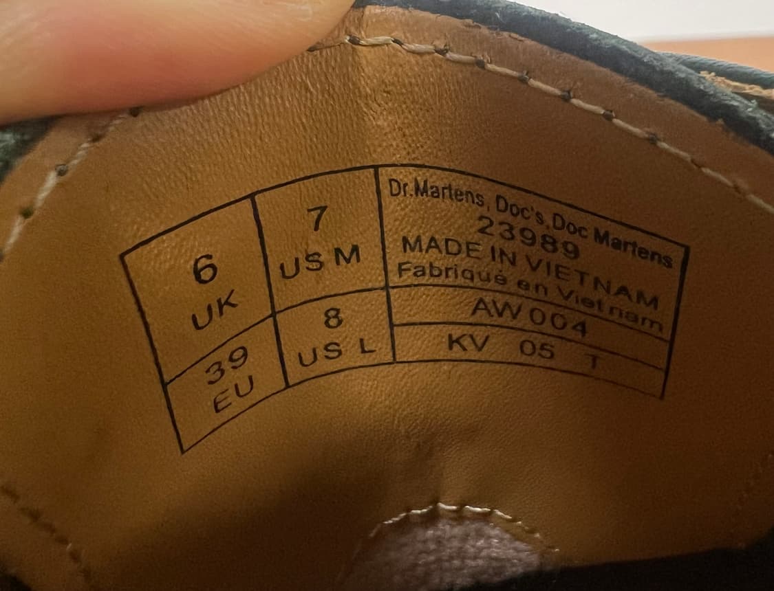 닥터마틴 1461 그린 상품이미지6