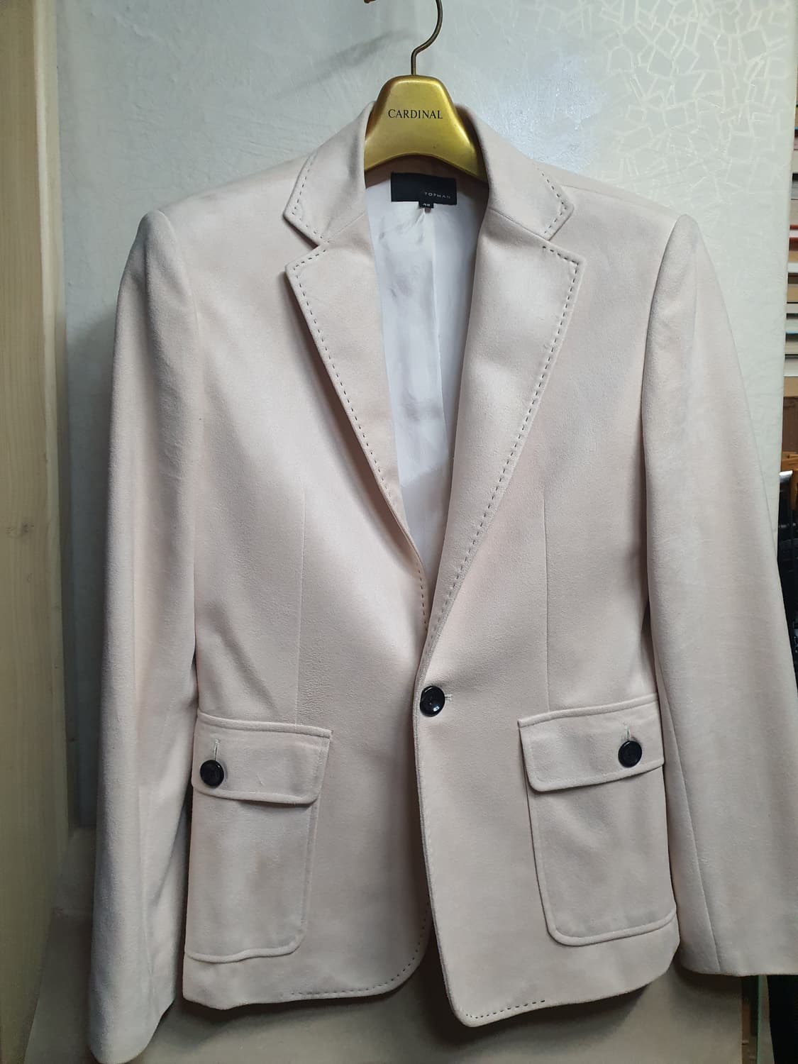 Top man 벨벳 블레이저 자켓  상품이미지1