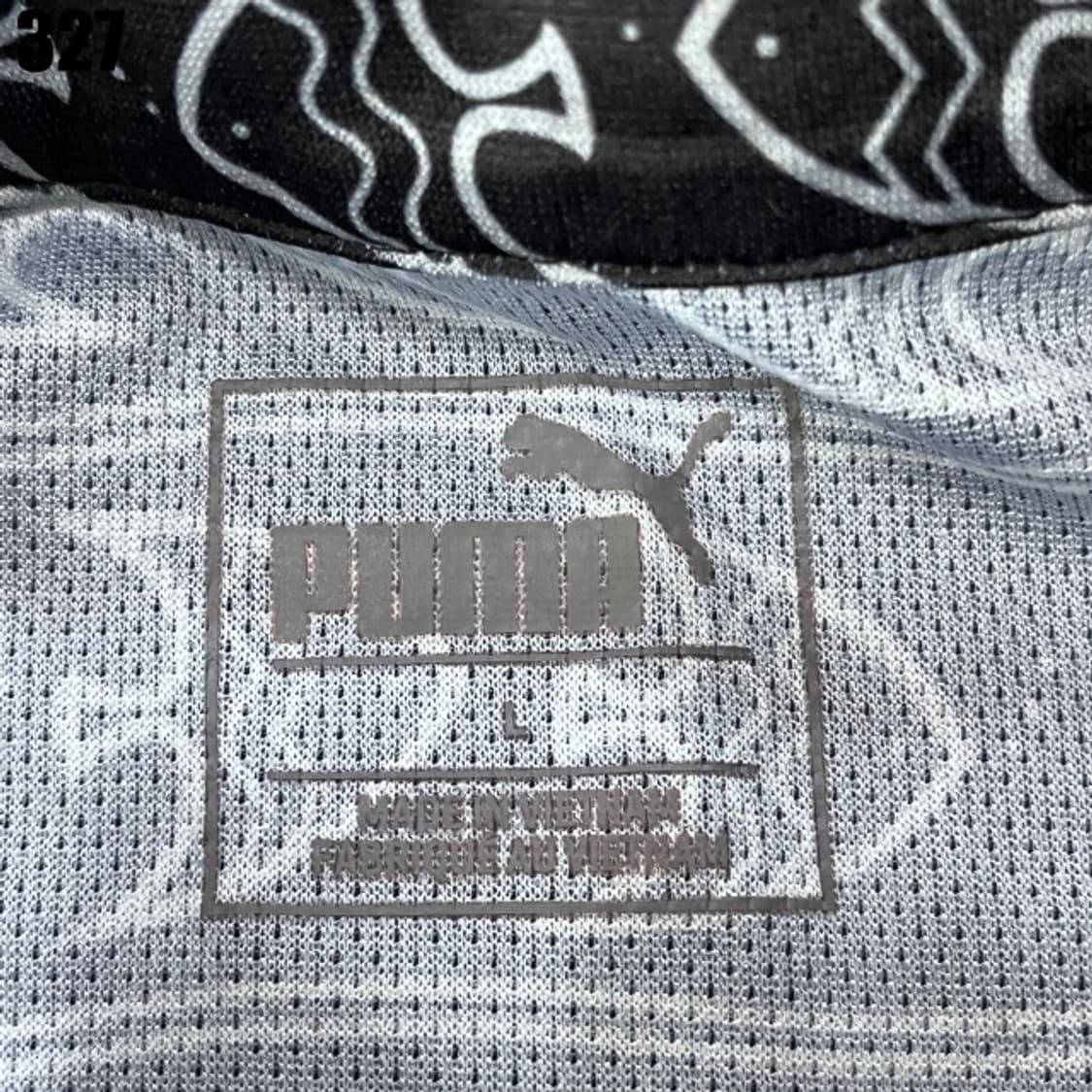 푸마 블랙 패턴 티셔츠  상품이미지2