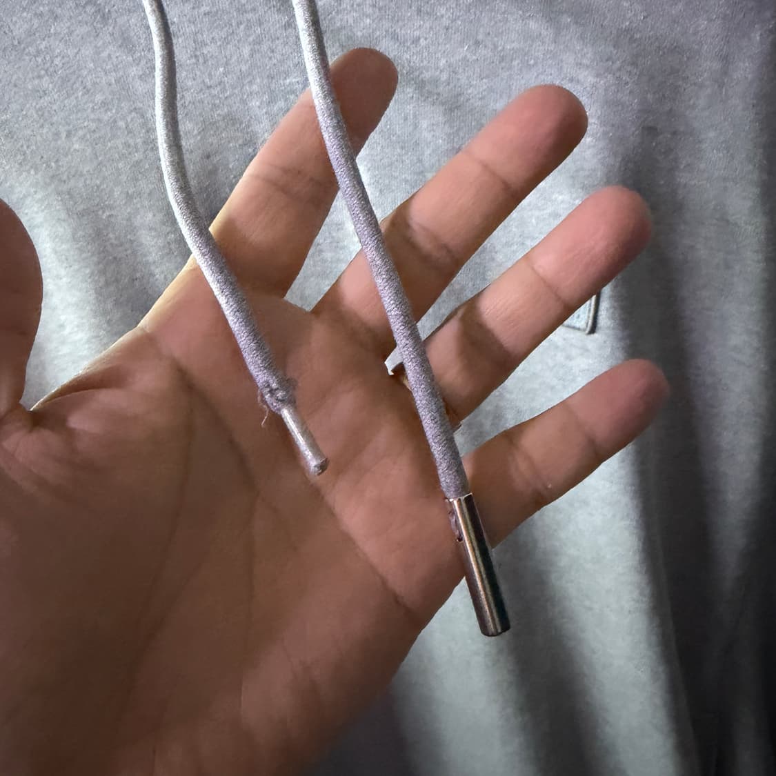 솔리드옴므 백로고 그레이 후드티셔츠 48 (105) 상품이미지7