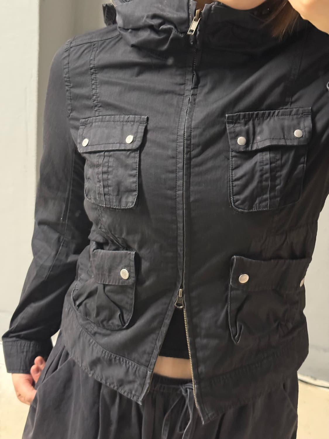 multi pocket high-neck 2-way jacket  상품이미지3