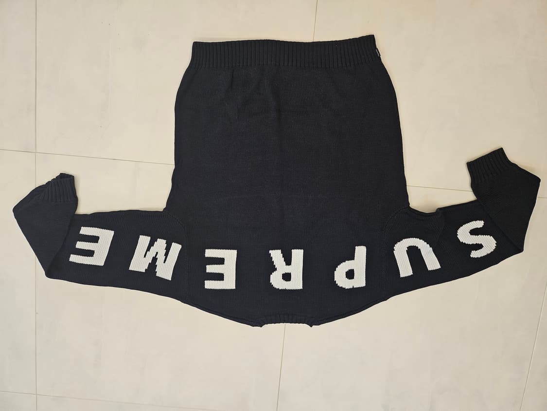 슈프림 백로고 스웨터 XL 상품이미지2