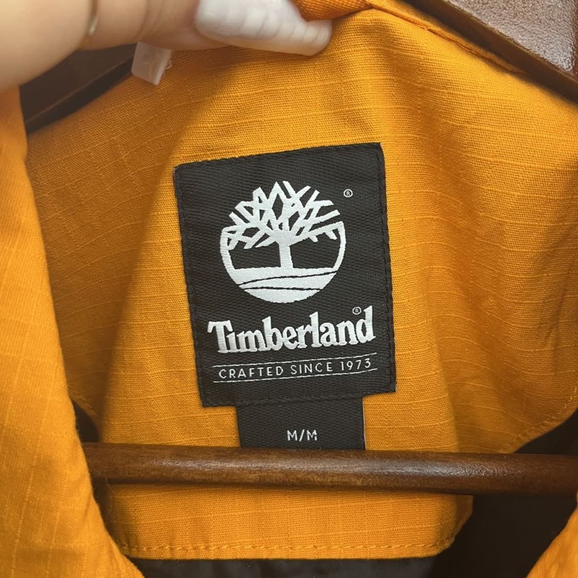 팀버랜드 올드스쿨 레트로 머스타드 립스탑 코치 자켓 M C10667 상품이미지5