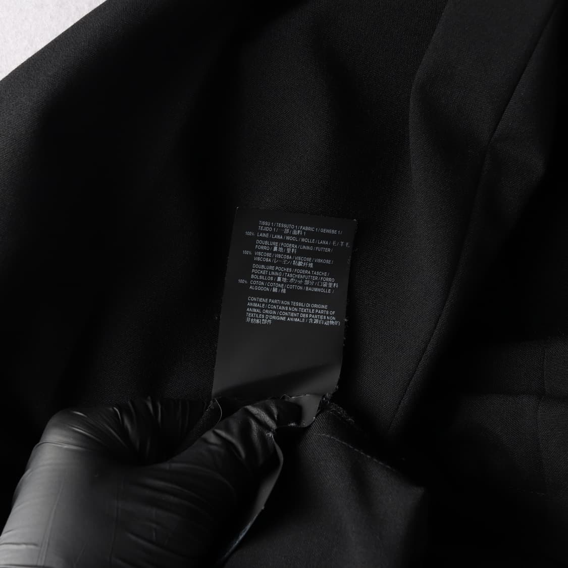 생로랑 울100% 블랙 스트레이트 슬랙스 팬츠 바지
 상품이미지7