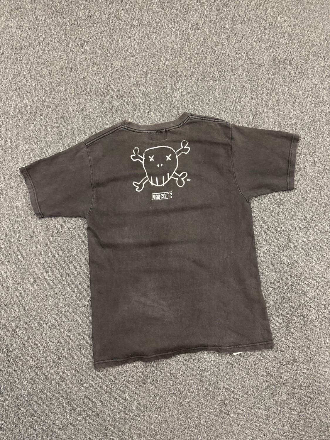 L)Narcotic Gdc 빈티지 로고 프린팅 선 페이드 반팔 티셔츠 상품이미지5