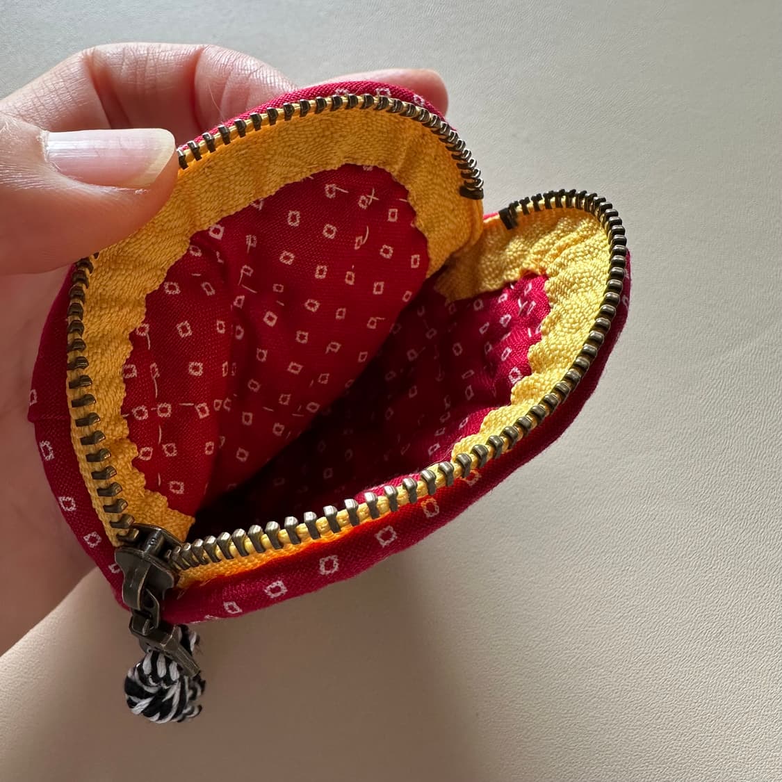 크리스마스 작은 퀼트 파우치 / 에어팟 파우치 / 동전지갑 상품이미지4