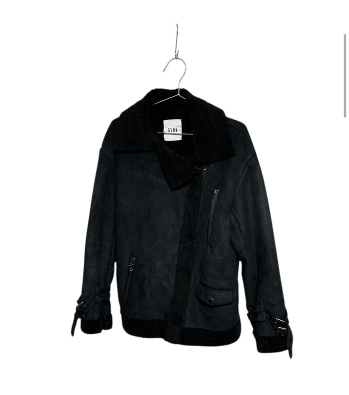 Vintage GYDA 블랙 무스탕 자켓 상품이미지1