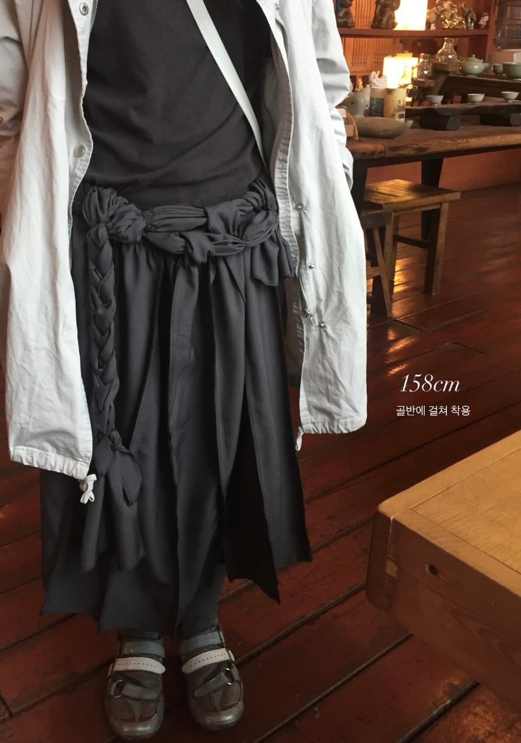 sankofa puella reversal entwine skirt 상품이미지4
