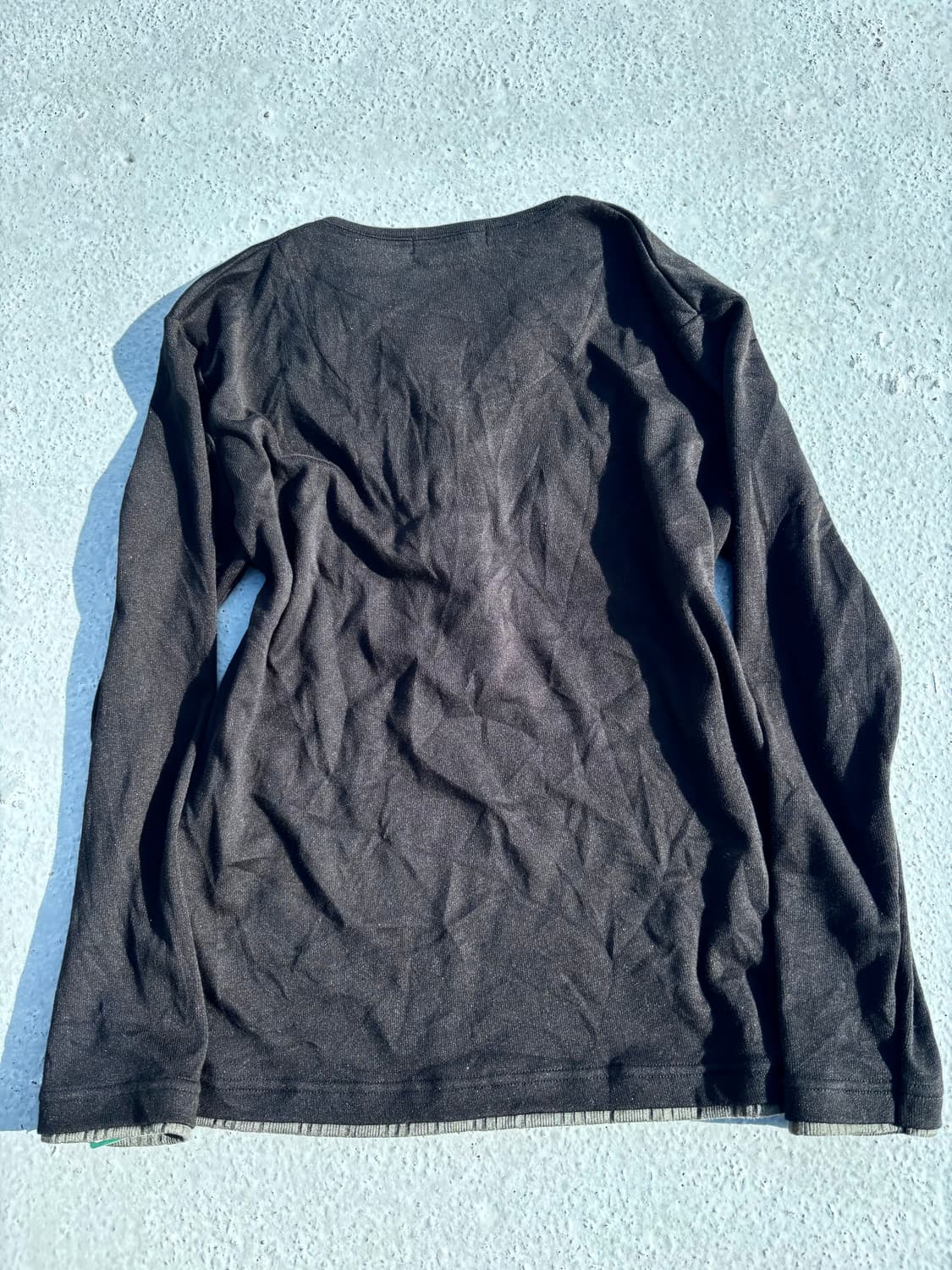 “Vintage”Minimal Design Khaki Layered Mu 상품이미지5