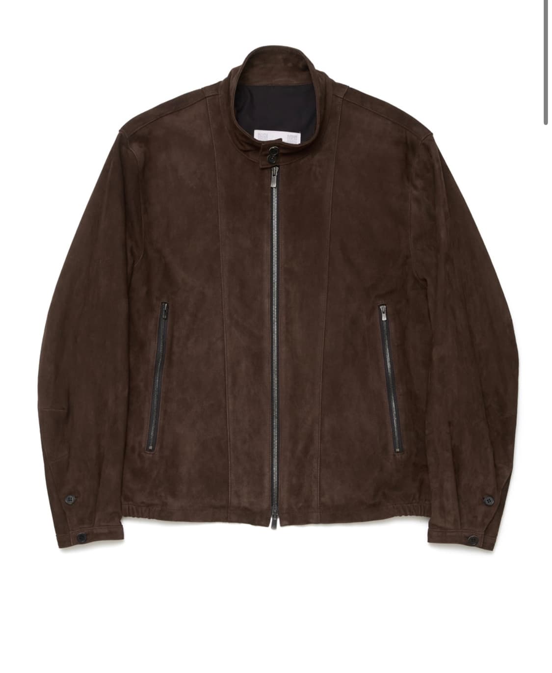 (M 구매) 해칭룸 해링턴 레더 자켓 스웨이그 다크 브라운 상품이미지1