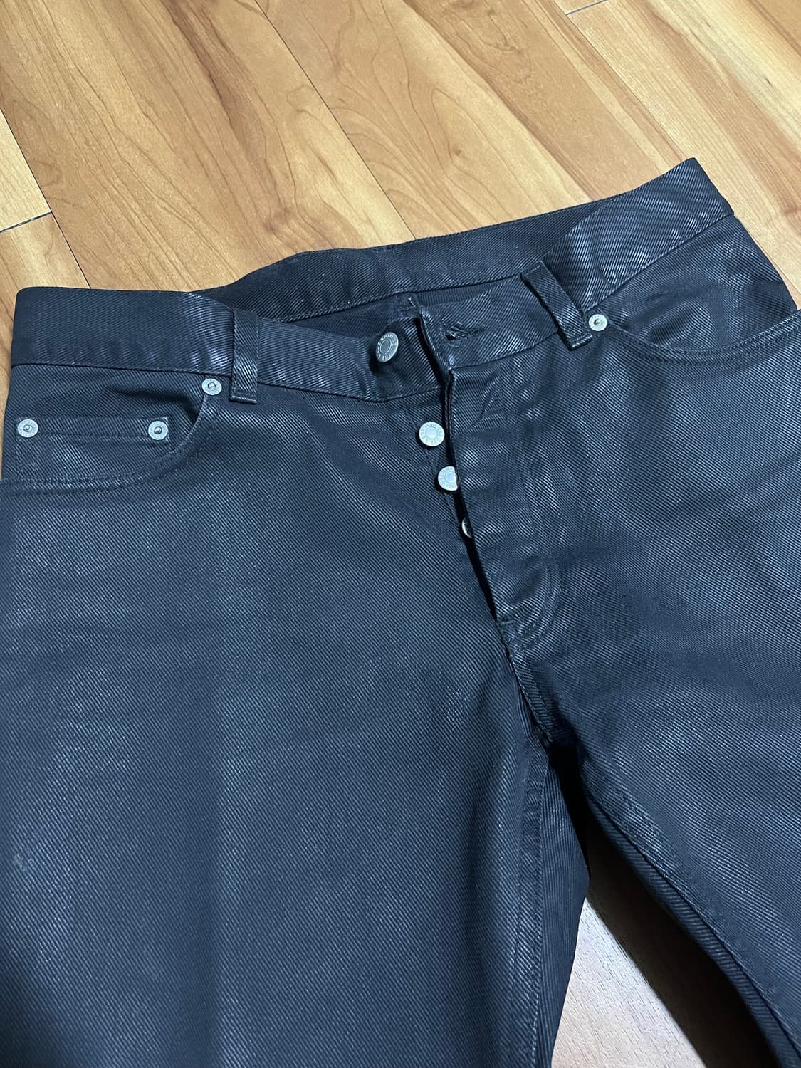 1999 헬무트랭 코팅 데님 부츠컷 상품이미지3