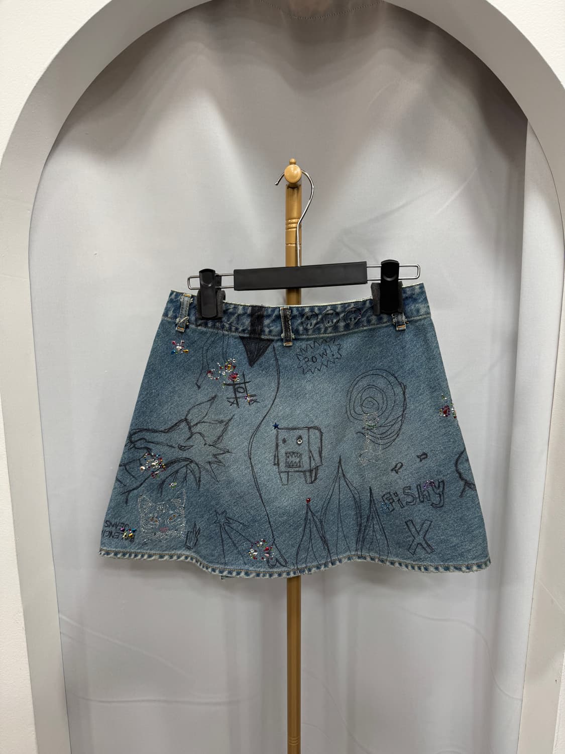 백화점판 발렌시아가 스커트 34사이즈 상품이미지2