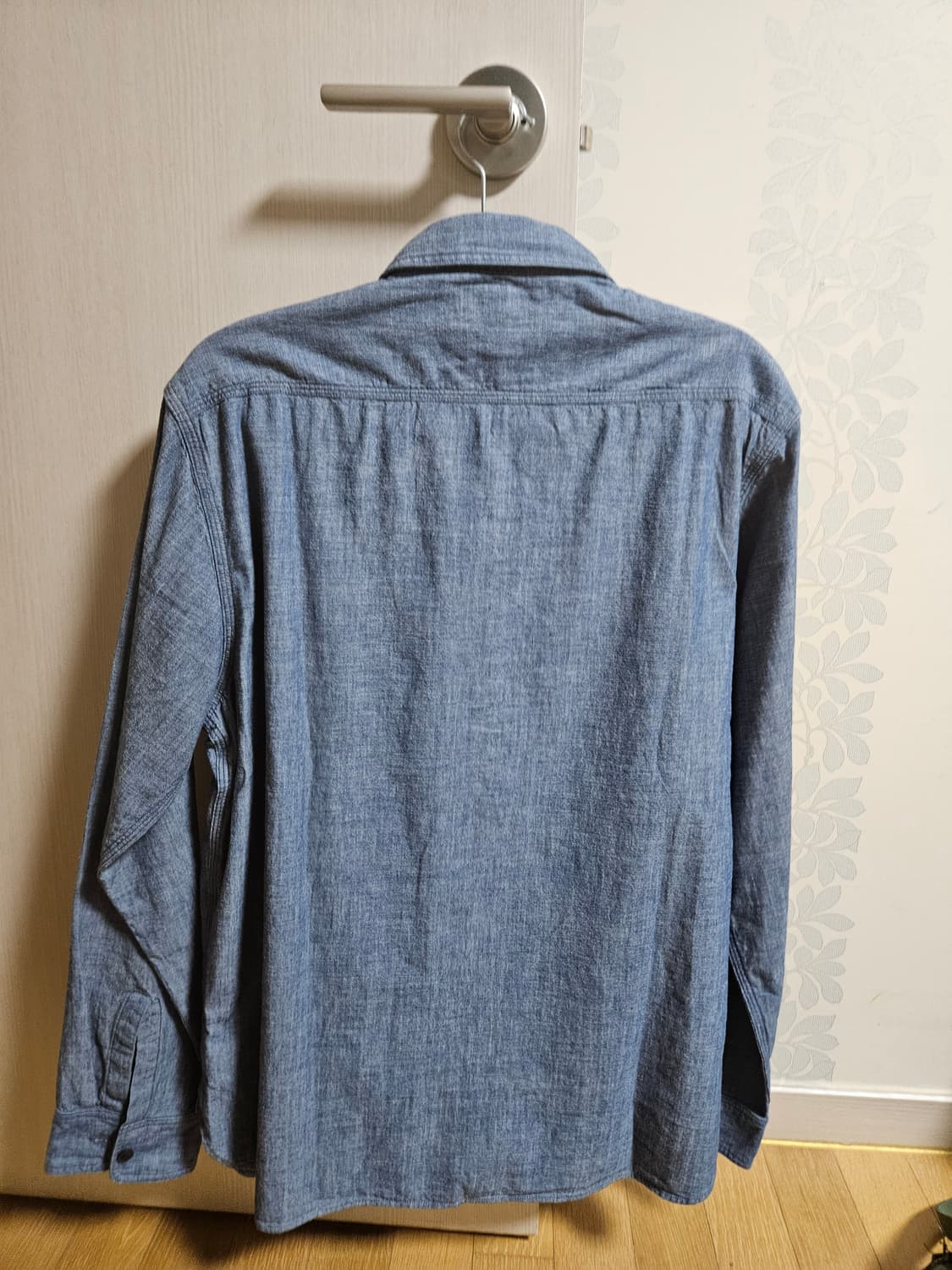 rrl 인디고 샴브레이 워크셔츠 L 상품이미지4