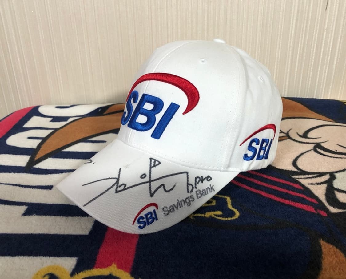 SBI저축은행 골프단 선수모자/캡 이소미/김아림프로 싸인 상품이미지2