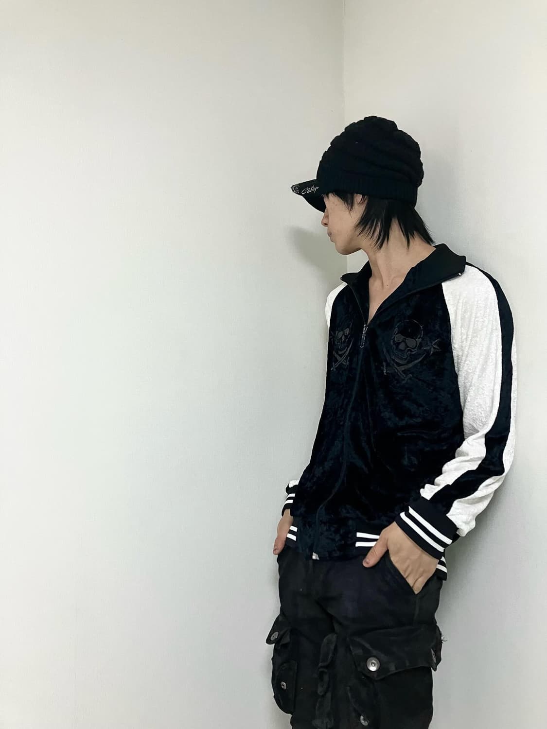 Skull printing jersey 상품이미지2