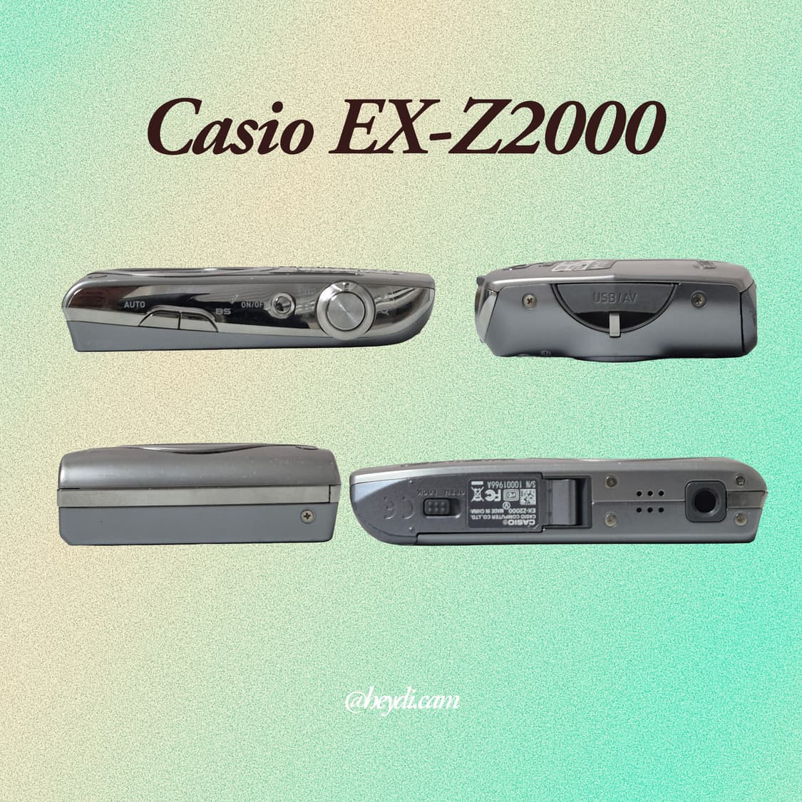 (로제, 모카, 아일릿) 카시오 엑슬림 z2000 실버 상품이미지3