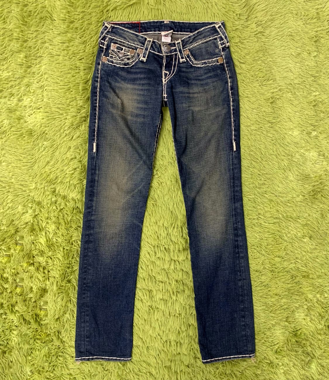 [표기 24] 트루릴리젼 BILLY SUPER T 로우 세미부츠컷 데님팬 상품이미지3