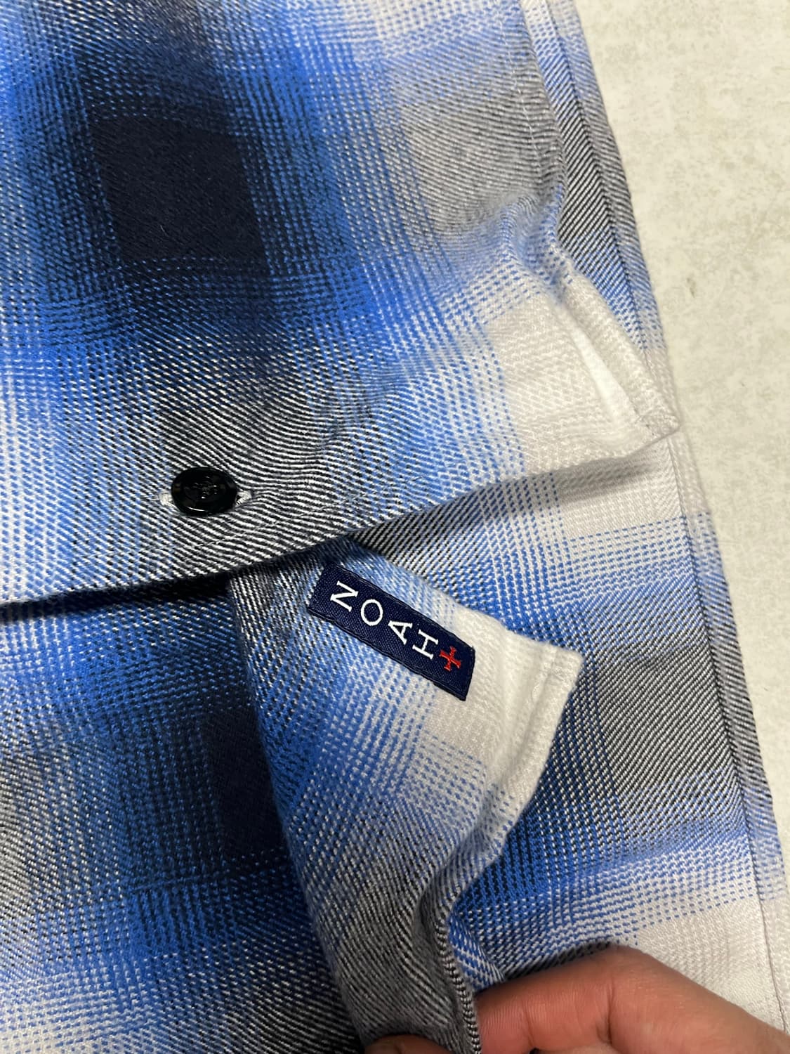 NOAH Blue Check Shirts L 상품이미지3