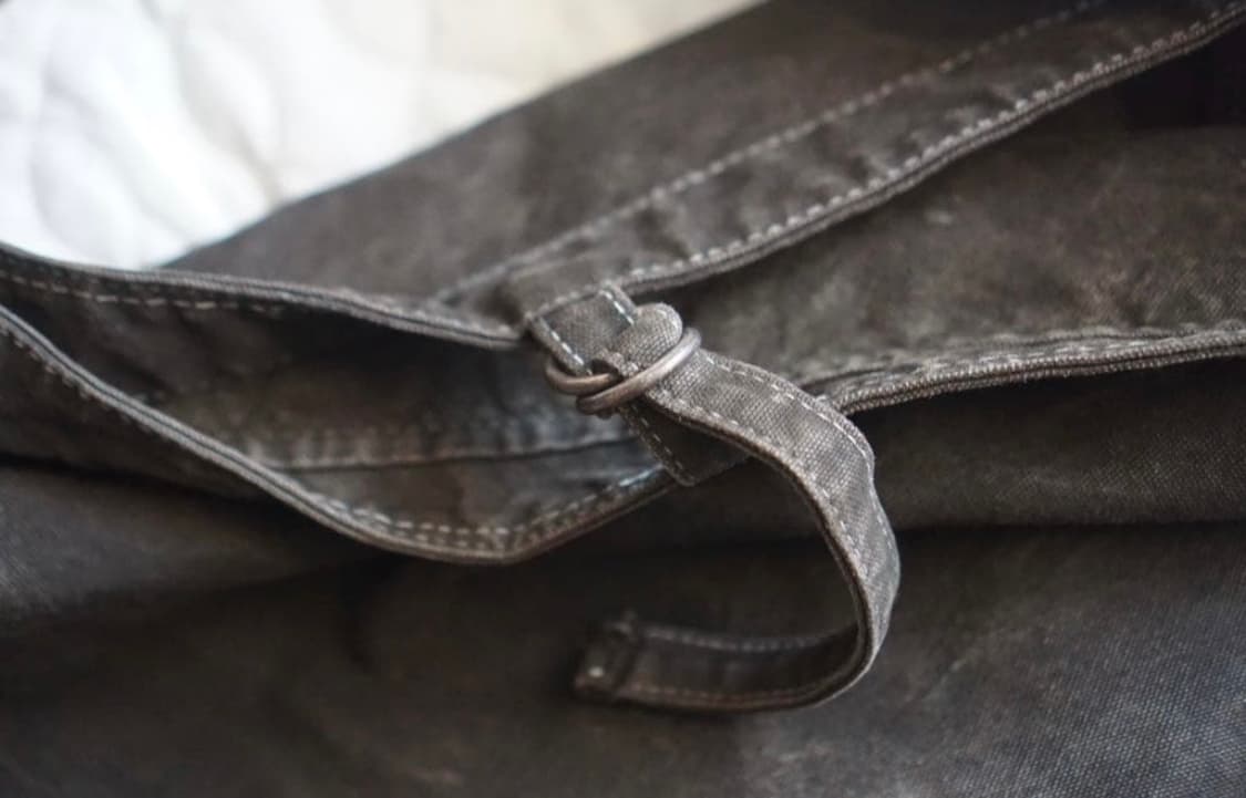 타이가 타카하시 LOT.004 뉴스보이백 머드다잉 브라운 상품이미지4