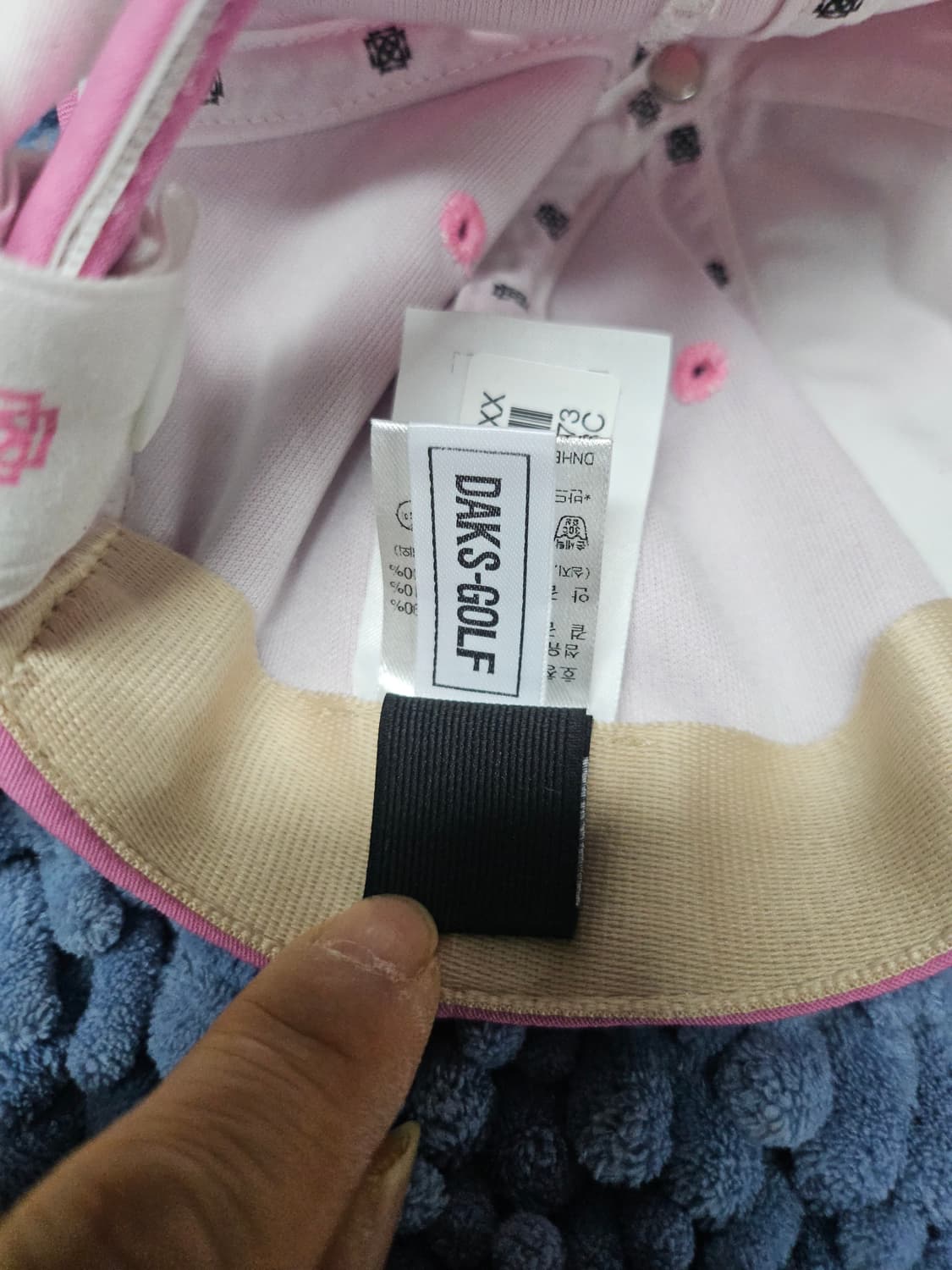 닥스 골프 핑크색 볼캡 모자 상품이미지6