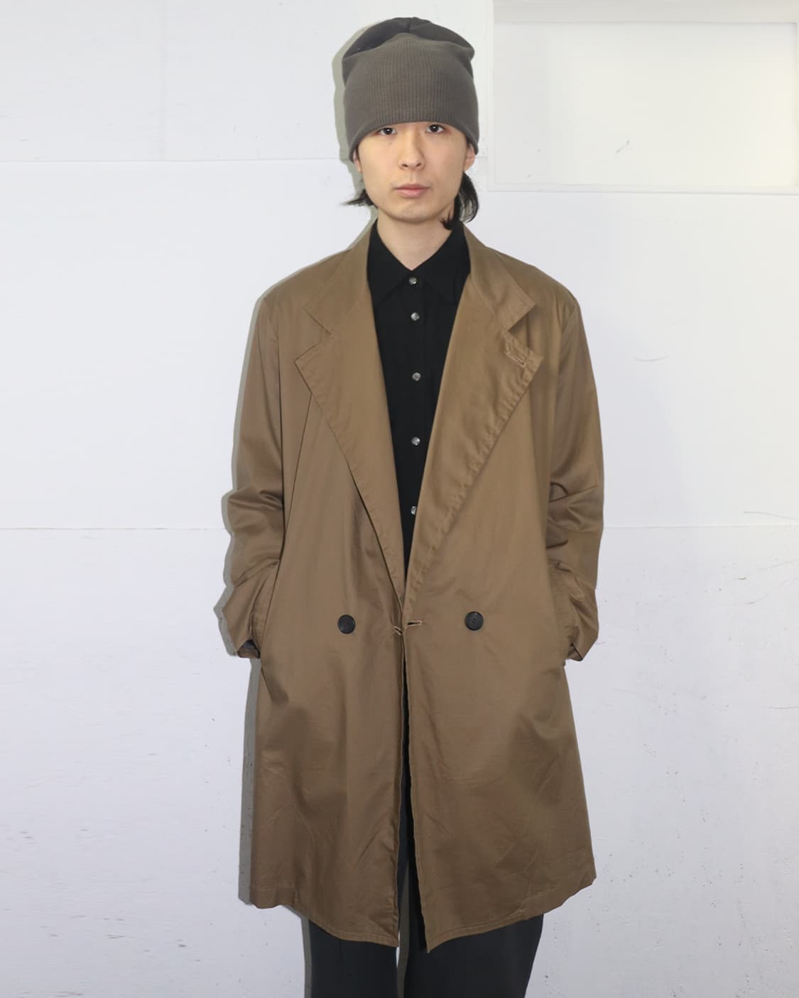 엔 훌리우드 투 버튼 트렌치 코트 상품이미지1