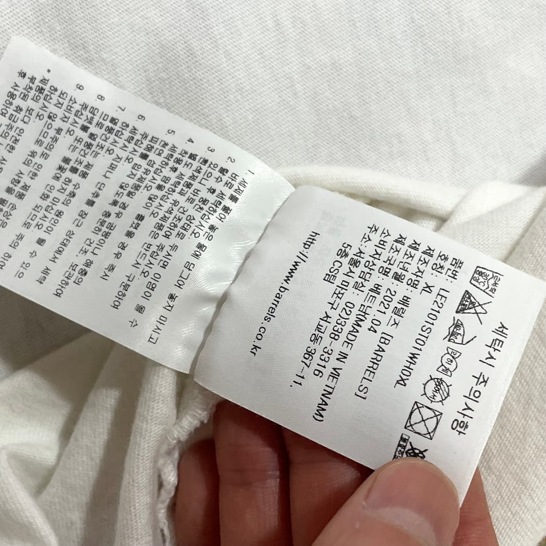 리 Lee 화이트 스펠로고 기본 반팔티셔츠 남성XL 상품이미지5