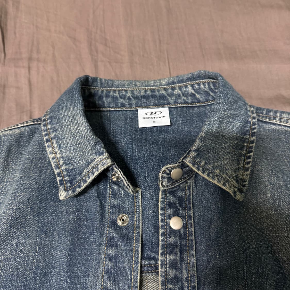 본투윈 데님셔츠 상품이미지8