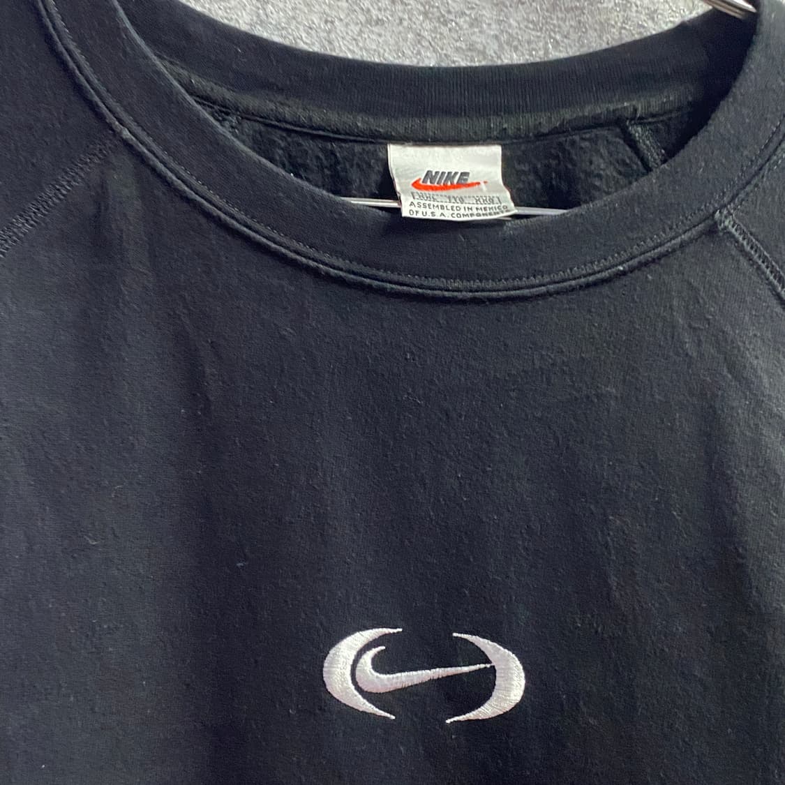 나이키 미들스우시 블랙 스웻셔츠 B3145 상품이미지3