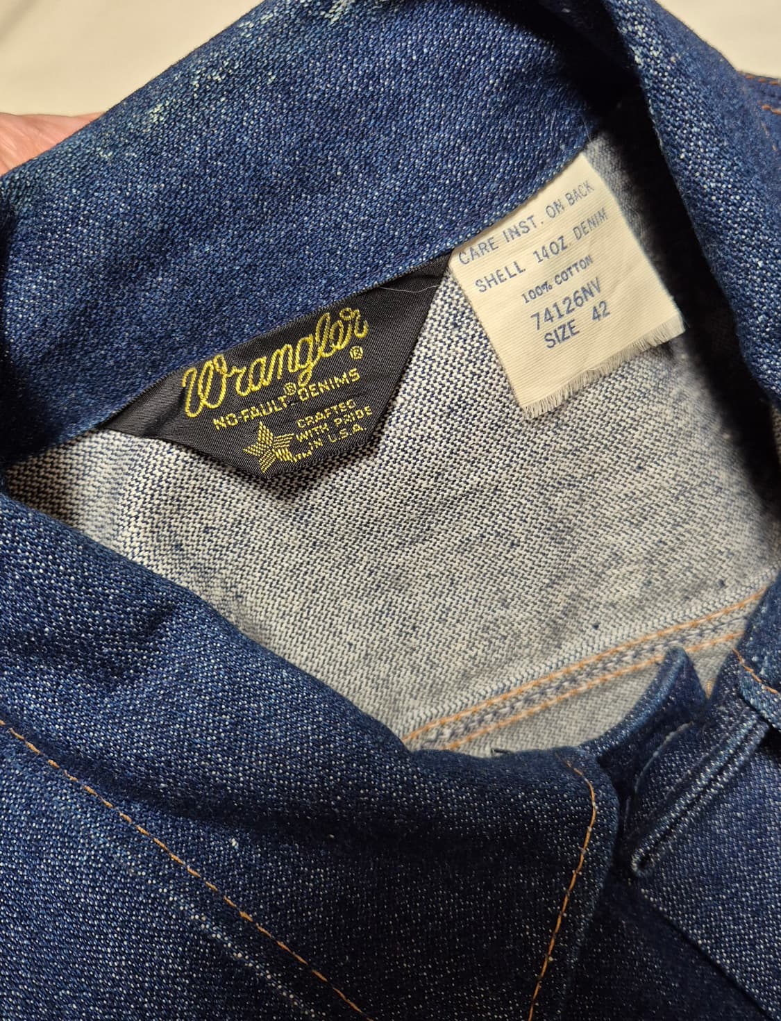 80s 랭글러 트러커 데님자켓 상품이미지4