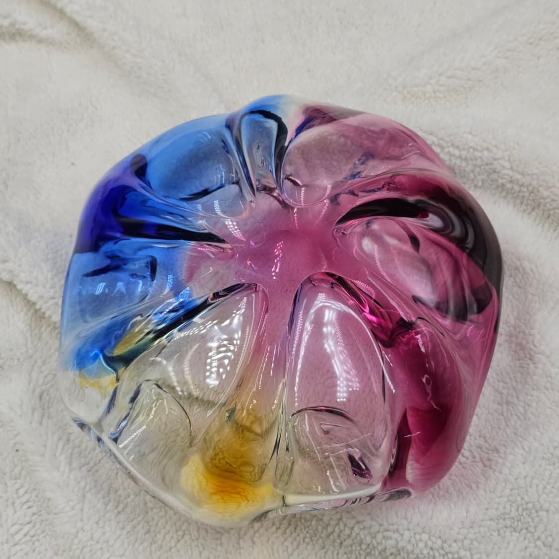 일본 명품 유리공예 쿠라타 KURATA 수제 빈티지 유리볼 유리그릇 상품이미지8