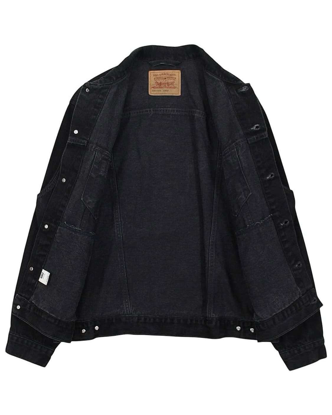 1997 USA 리바이스 70507-4159 블랙 데님 자켓 빈티지 미제 상품이미지3
