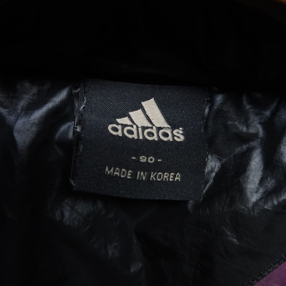 90 ) 아디다스 올드스쿨 여성 아디웜 발열 다운 패딩 상품이미지4