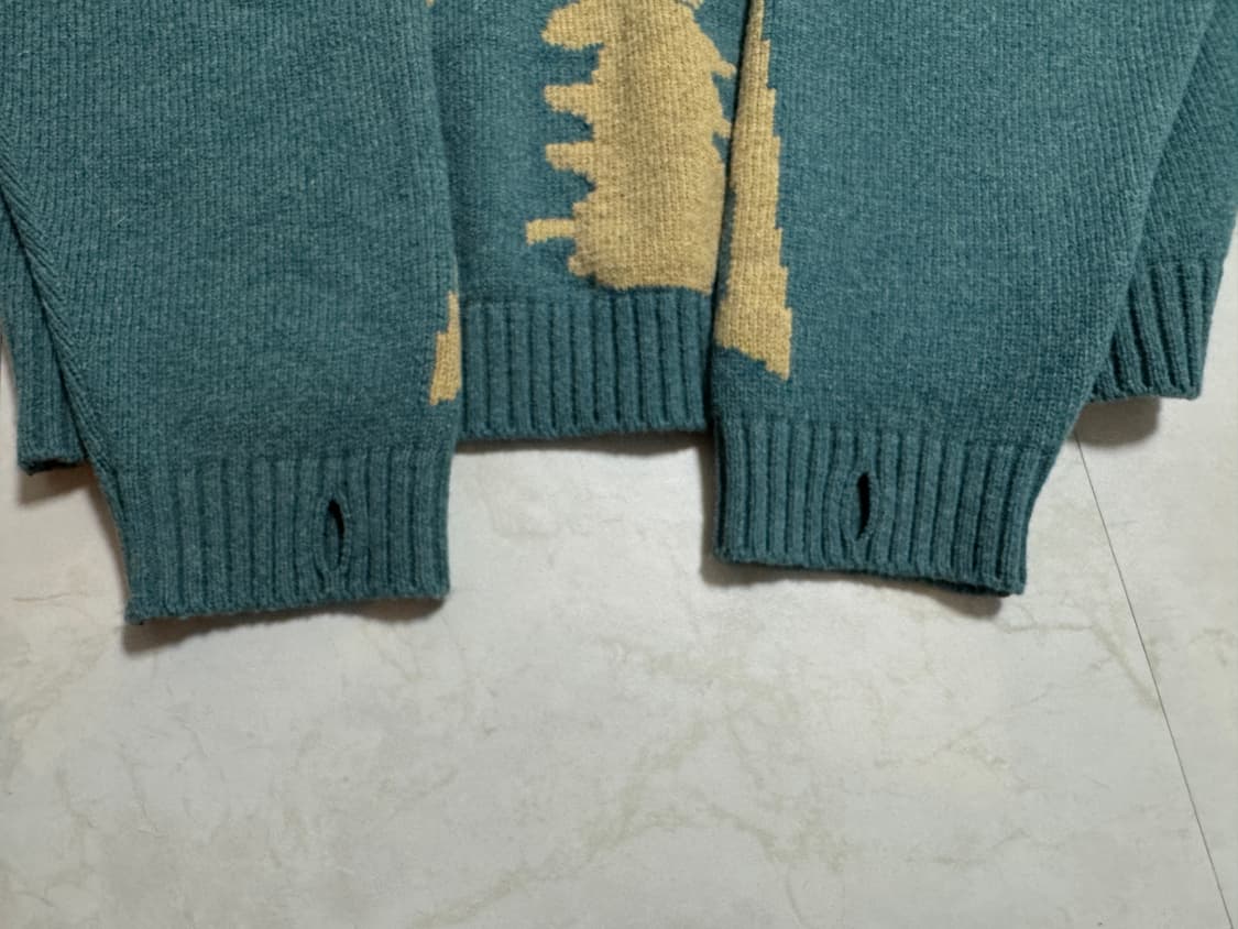 캐피탈 니트 Kapital 5G Wool Bone Crewneck 상품이미지3