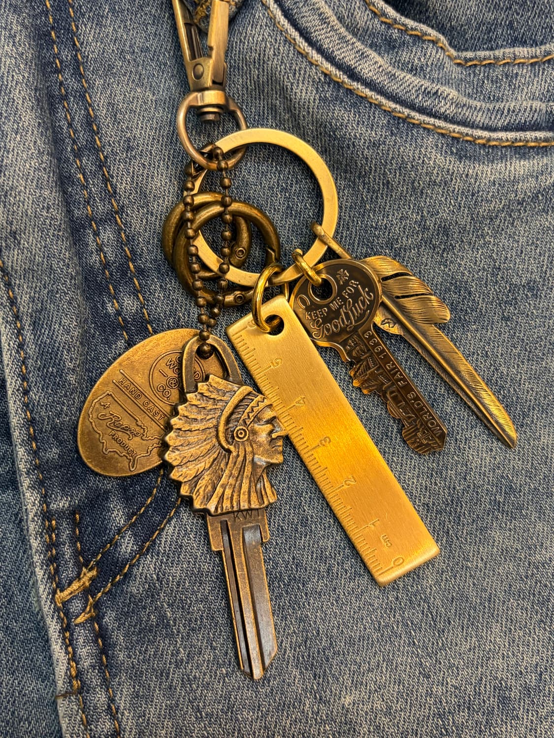 🗝 빈티지 트래블 키 키링 상품이미지6