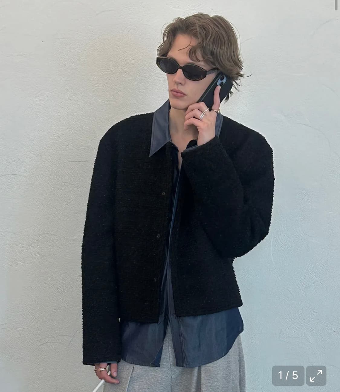 엘무드 셀러브리티 트위드 자켓 상품이미지1