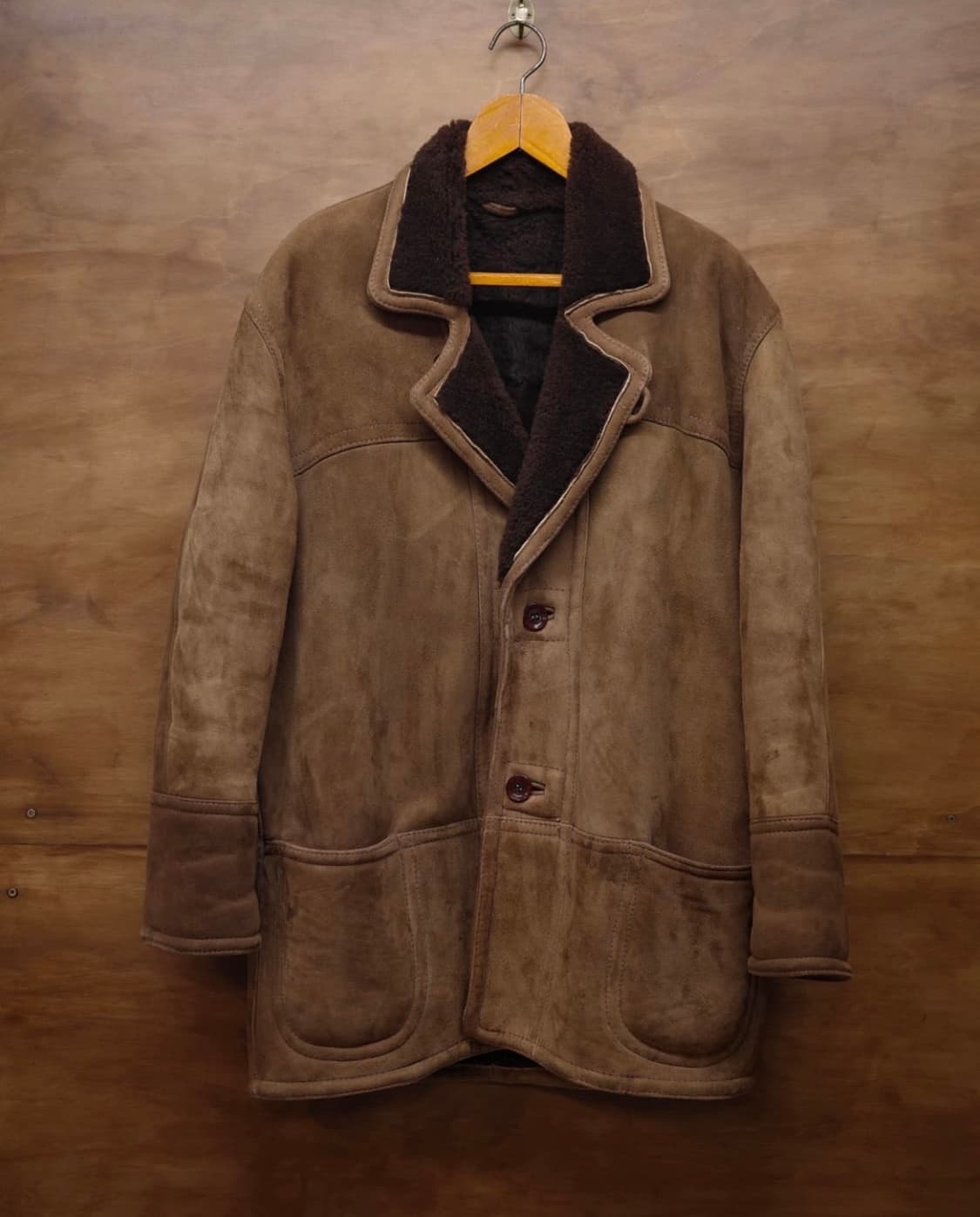 빈티지 시어링 스웨이드 무스탕 자켓 카코트  상품이미지1
