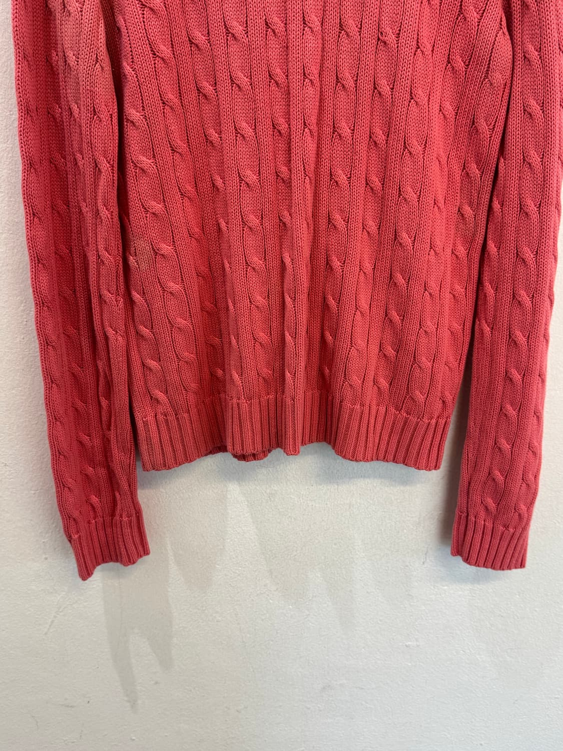 Polo Ralph Lauren red cotton cable knit  상품이미지5