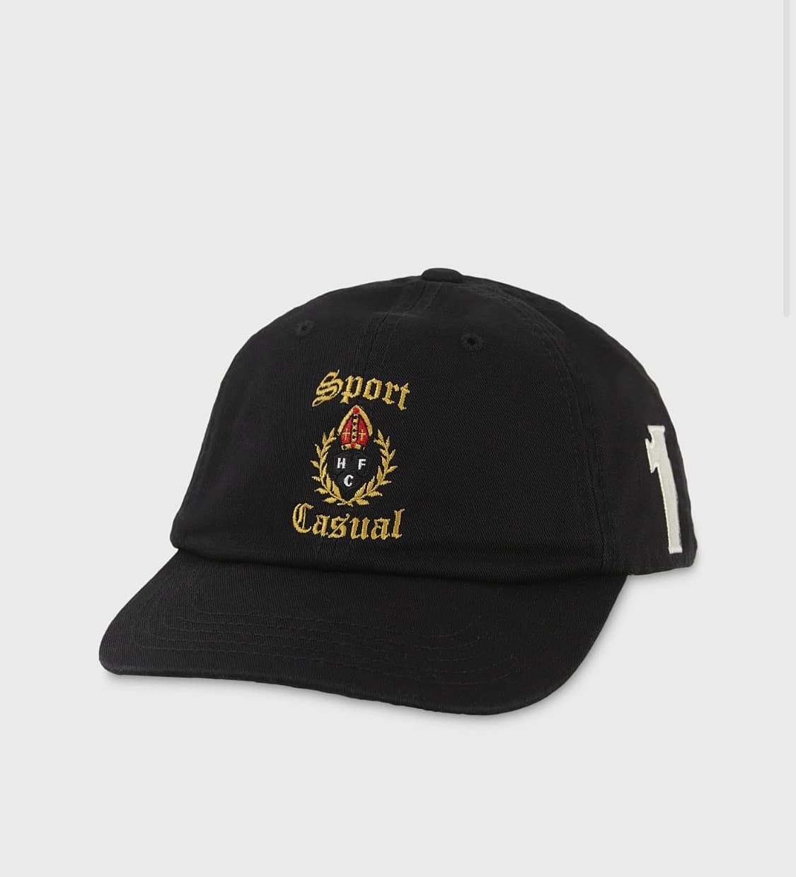 S&C CREST TWILL 6 PANEL CAP / Black 상품이미지1