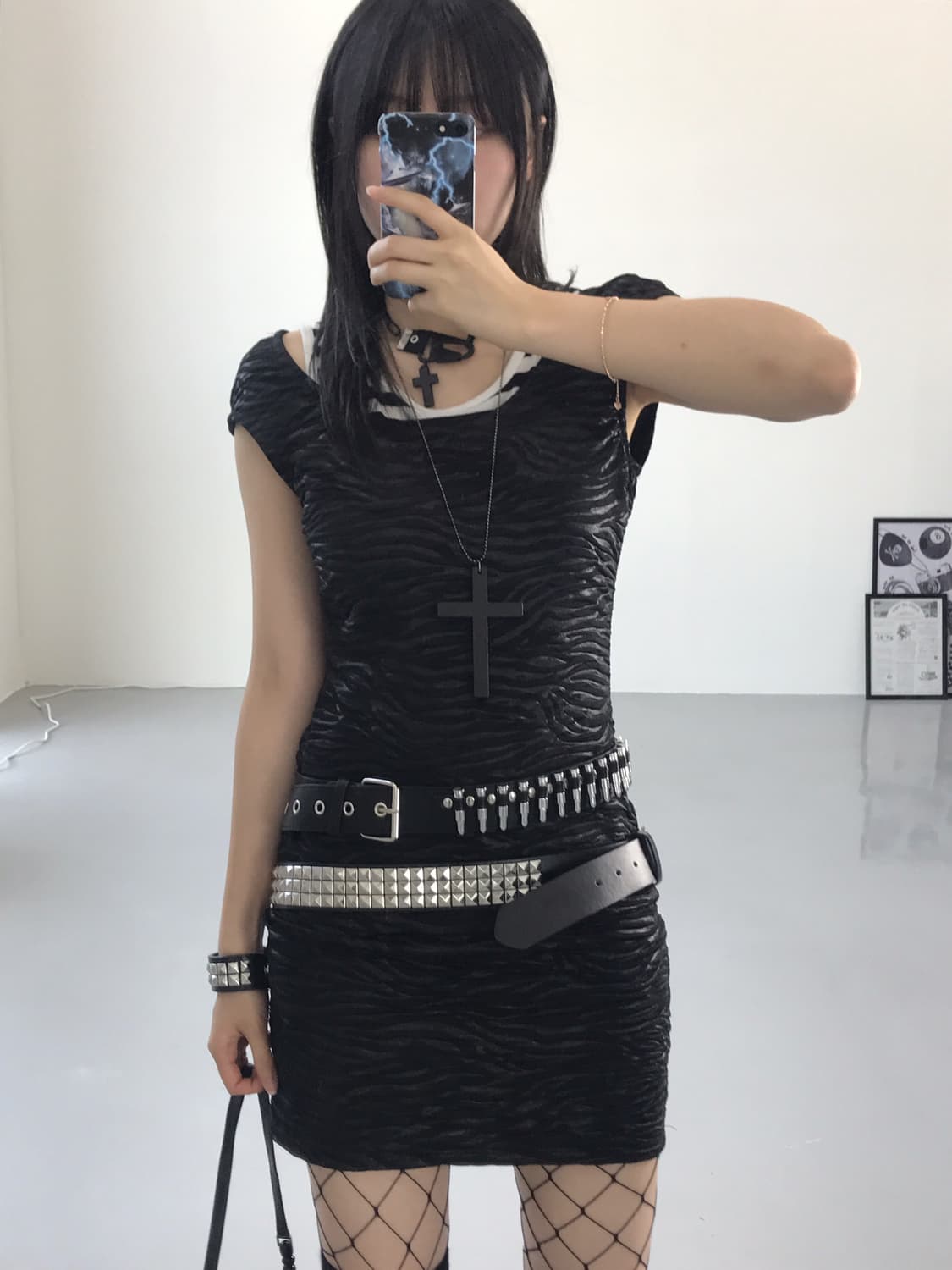 Jpn Black Midi Onepiece 상품이미지2