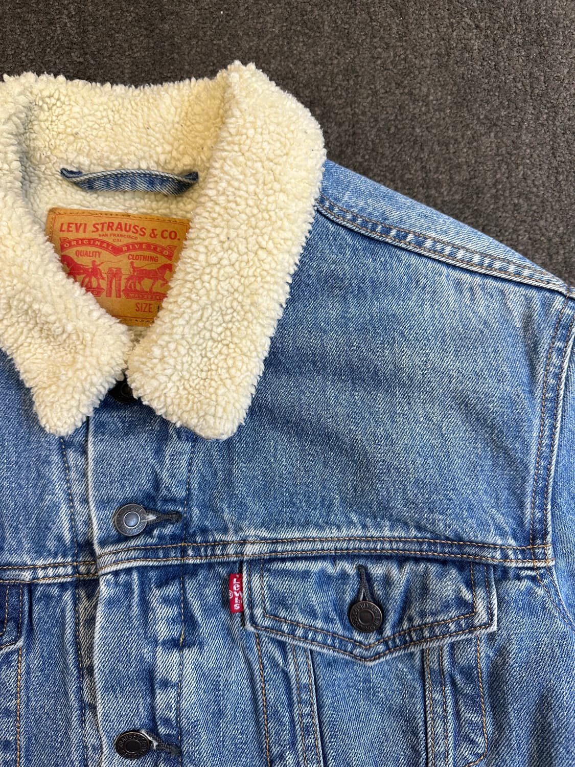 리바이스 쉐르파 데님 자켓 L 상품이미지2